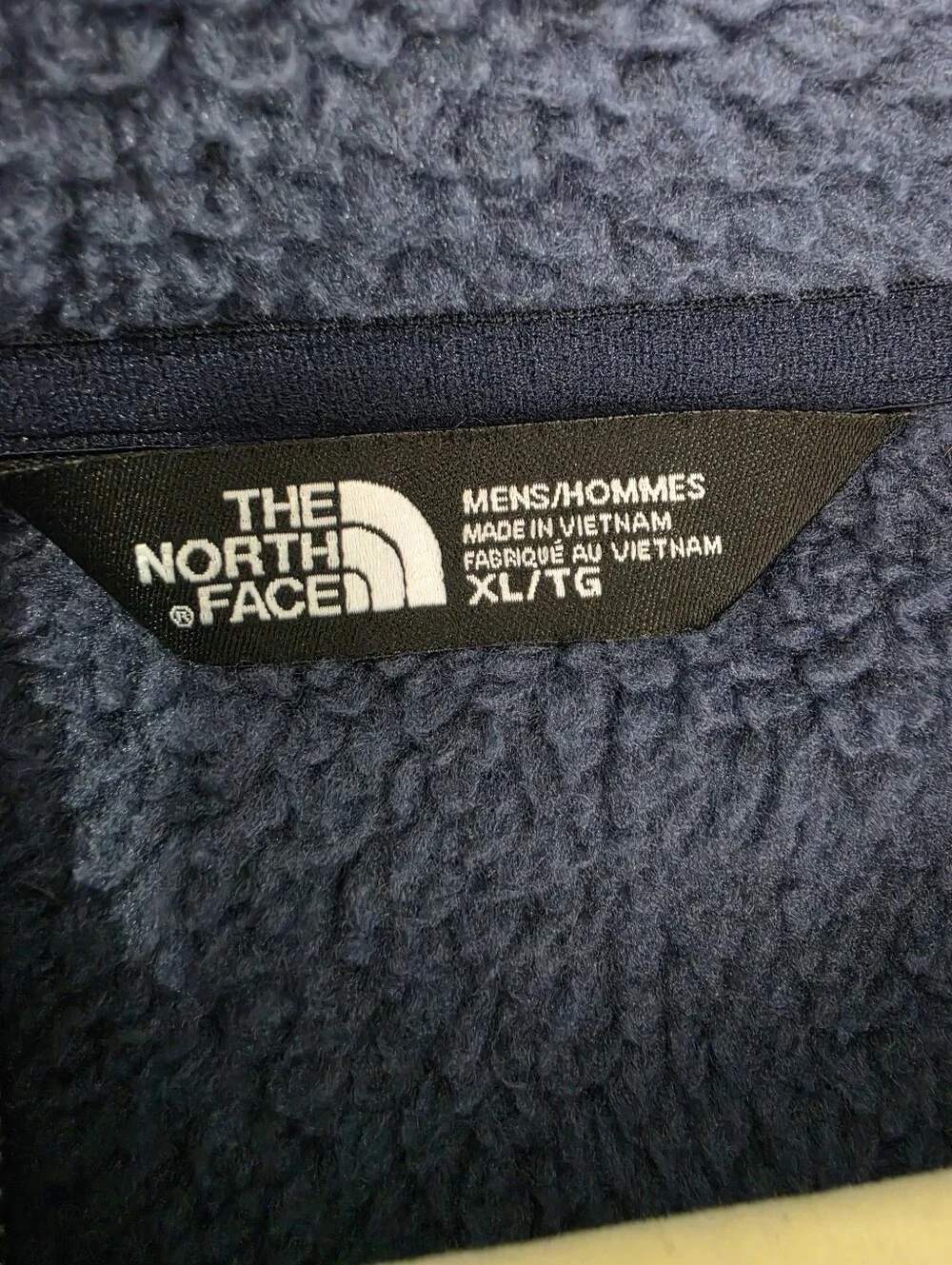 The North Face Gordon Lyons Full Zip Hoodie Fleece Jacket Blue Heather Men's XL
